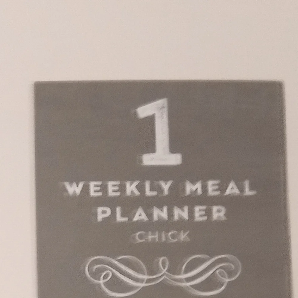 Bella Big Chick Themed Weekly Meal Prep Planner 52 Sheets Magnetic Back Set Of 2
